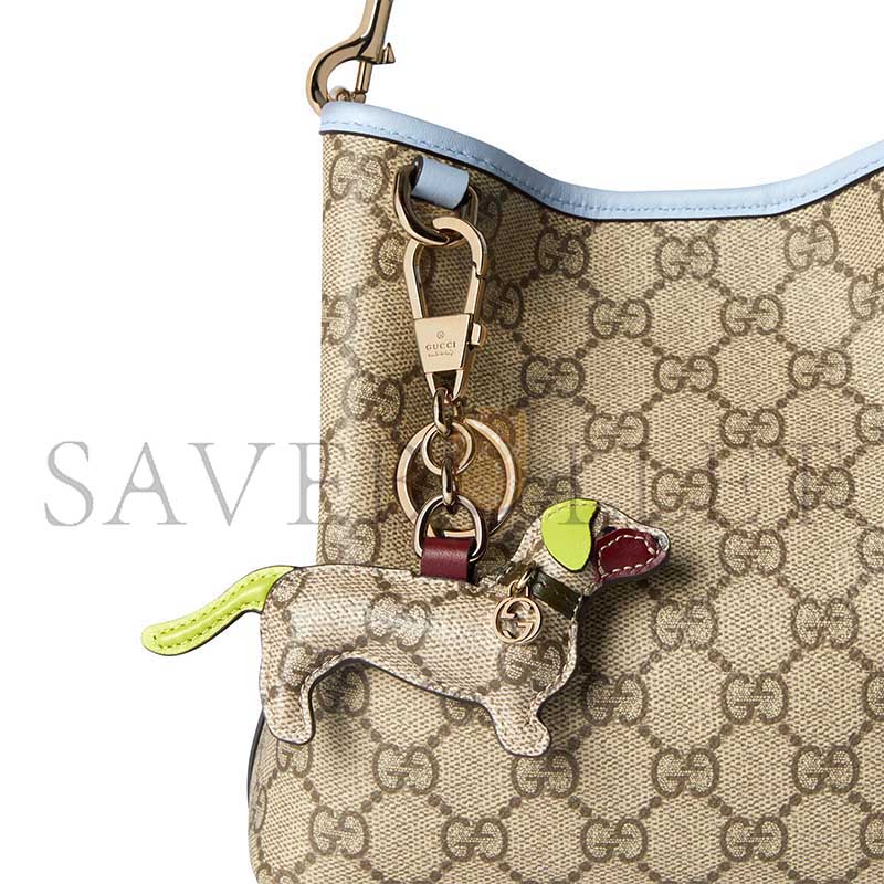 GUCCI DOG-SHAPED BAG CHARM 821812 